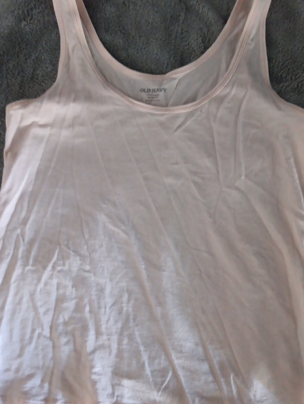 Old Navy Women's Pale Pink Scoop Neck Tank
